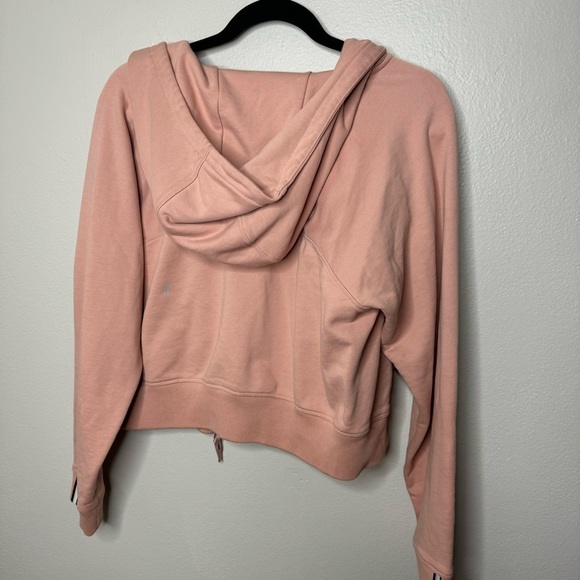 Kit and Ace Pink Cropped Zip Up Hoodie - Picture 10 of 11